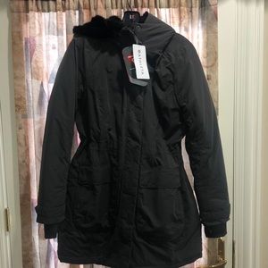 ATHLETA faux fur jacket